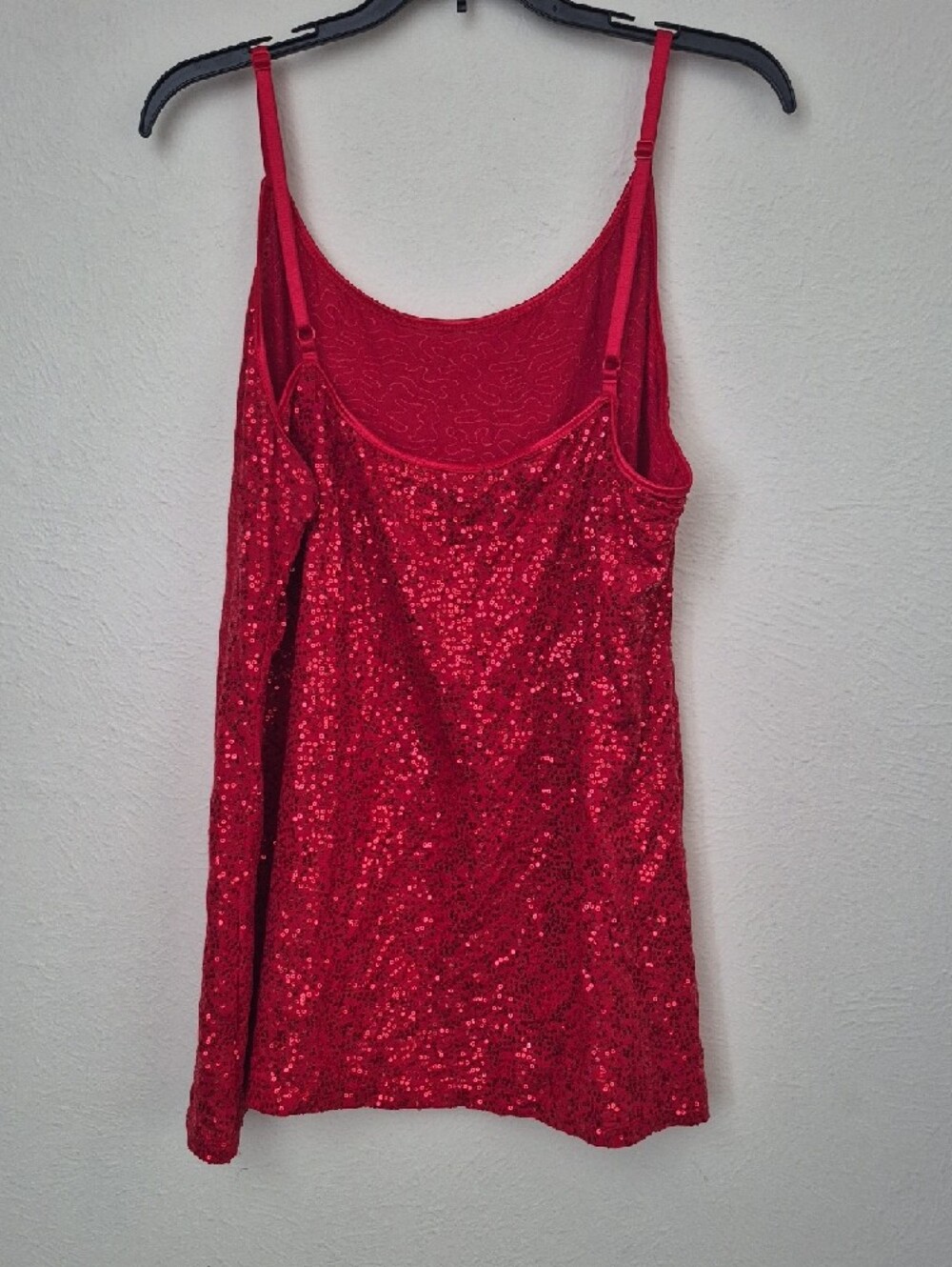 Heart & Hips Red Sequin Tank Top - Picture 3 of 4